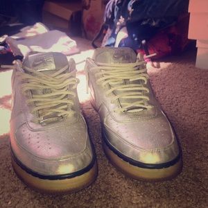 Negotiable Nike Air Force one silver